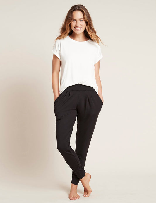 Boody Bamboo Basics, Downtime Roll Sleeve Top - Storm