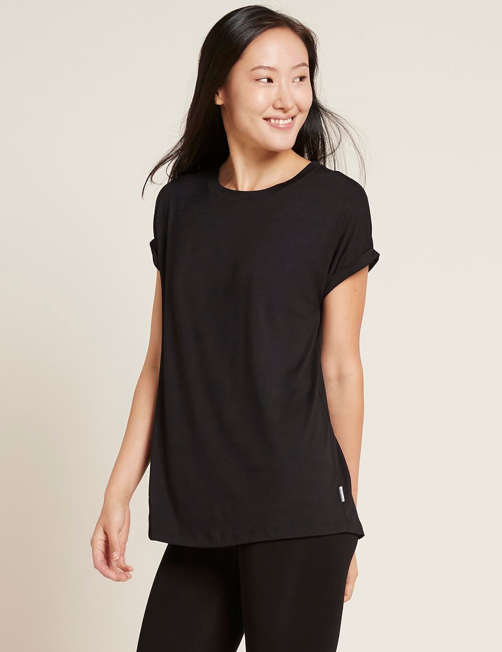Downtime Lounge Top- Black