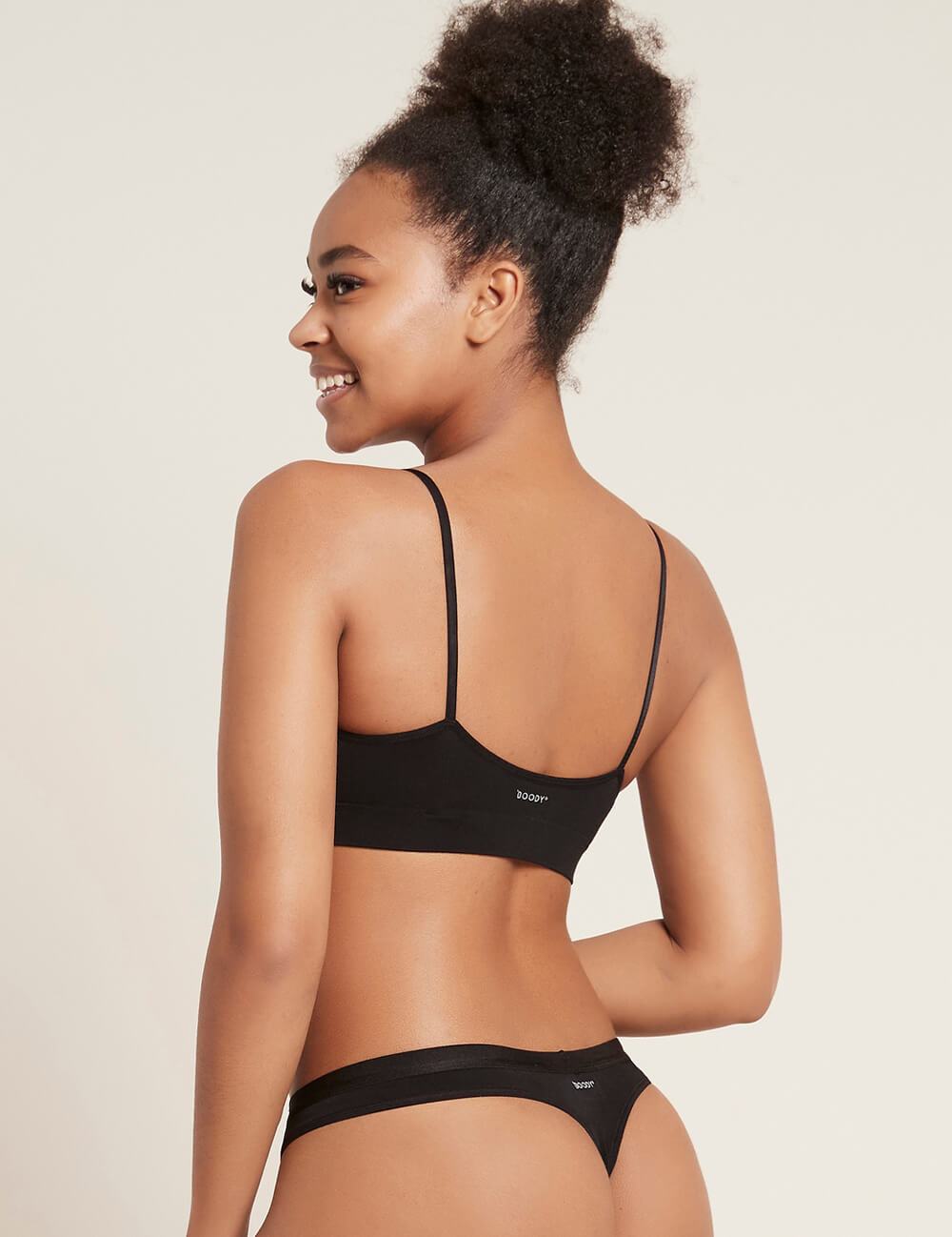 LYOLYTE Triangle Bralette Black