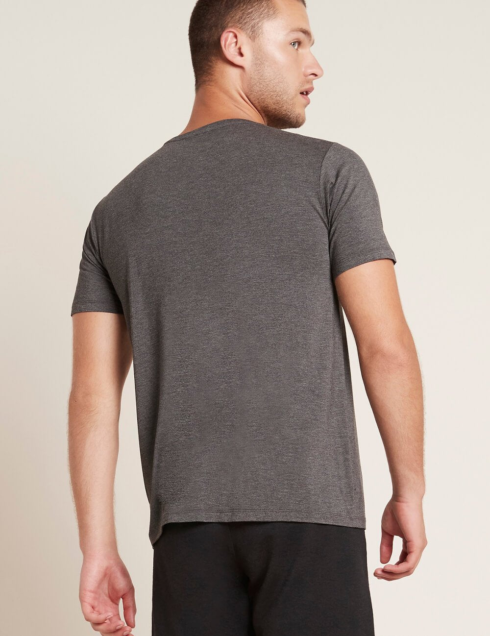 Crew Neck T-Shirt Mens Dark Grey