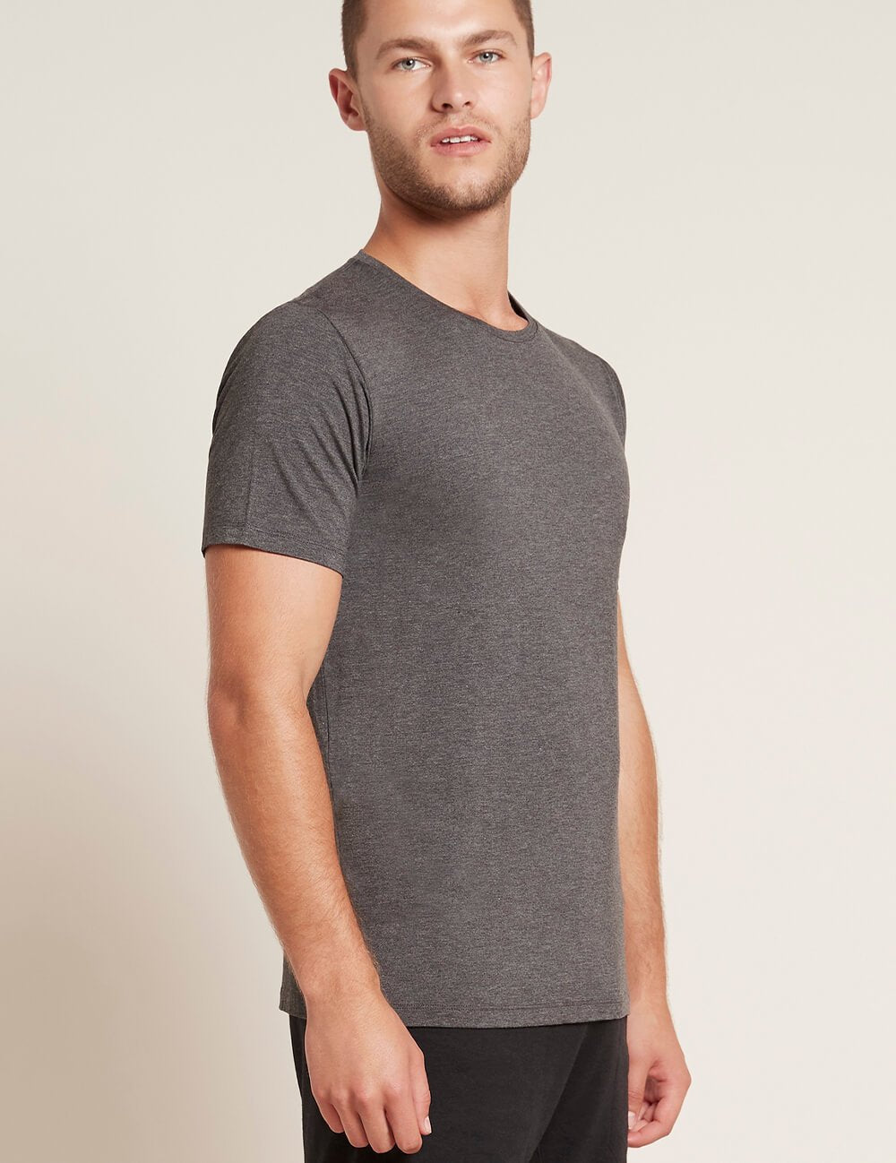 Crew Neck T-Shirt Mens Dark Grey