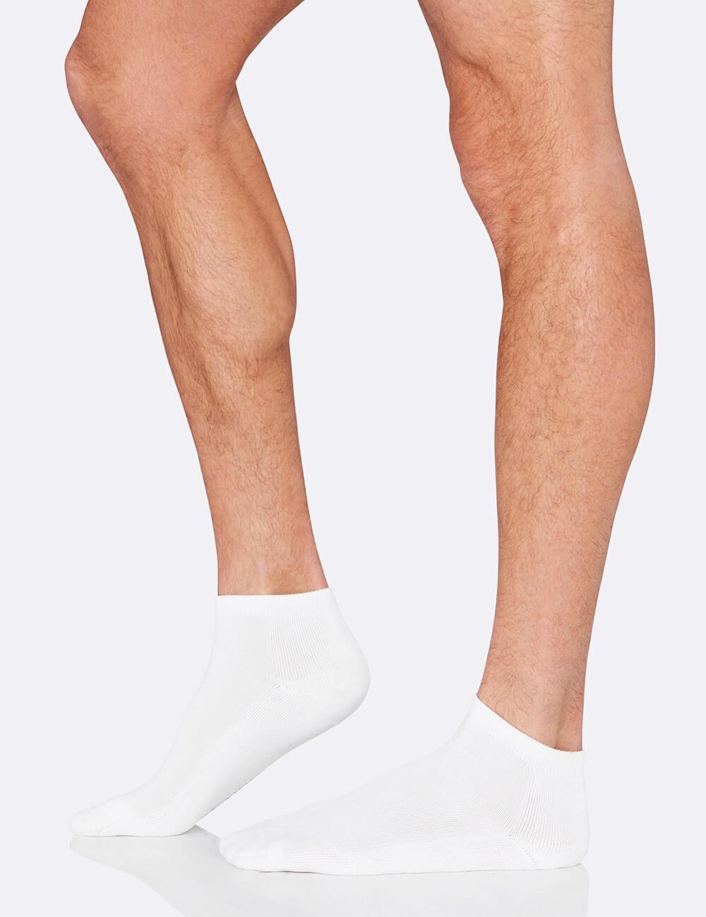 Men's Sport Ankle Socks White