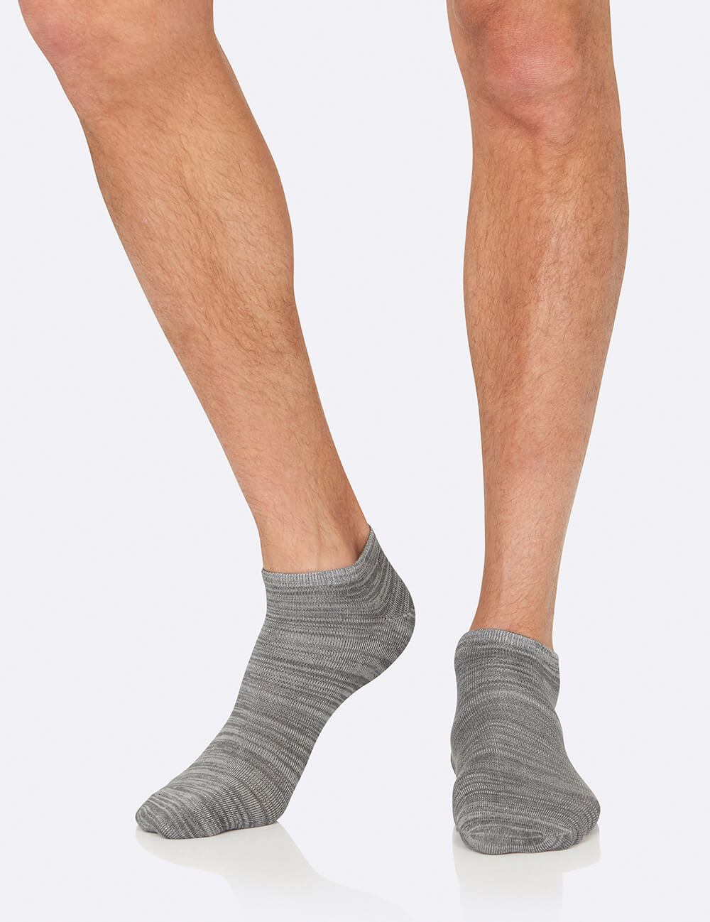 Men's Low Cut Sneaker Socks Grey
