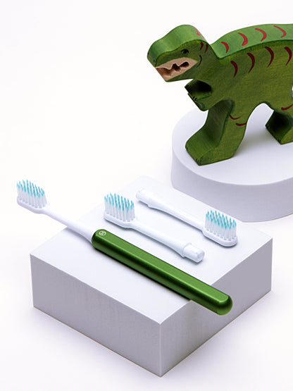Nada Kids Lime Toothbrush + 2 brush heads