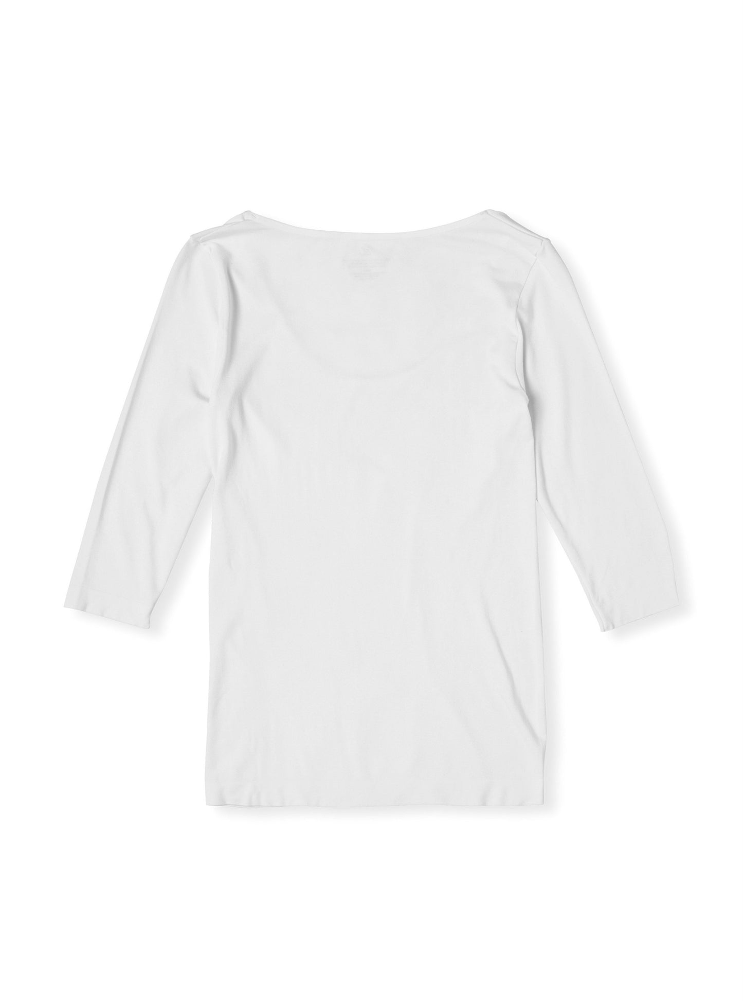 Scoop Neck Top White