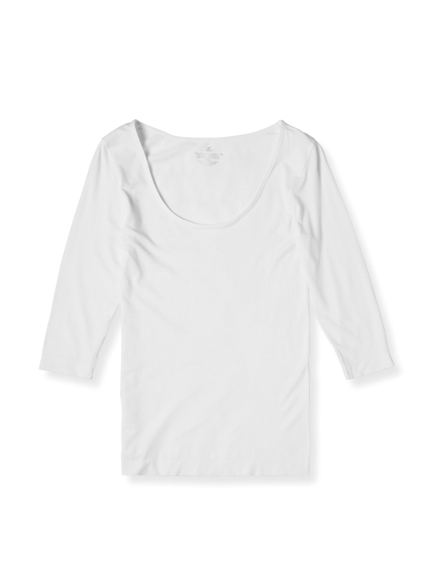 Scoop Neck Top White