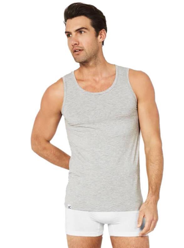 Mens Tank Light Grey