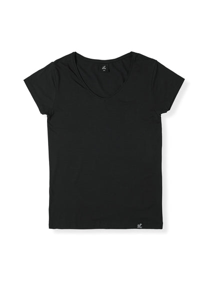V-Neck T-Shirt Black
