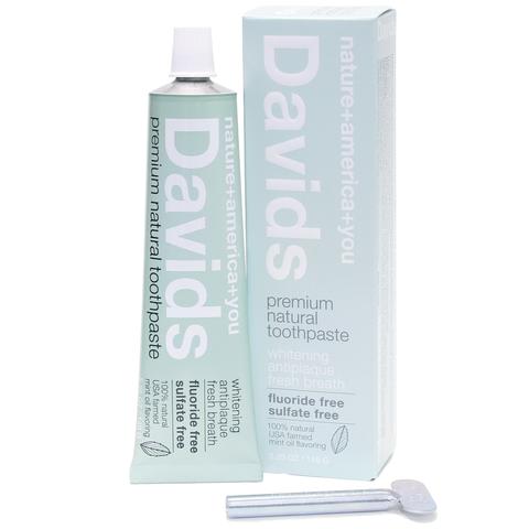 Davids Premium Natural Toothpaste - Peppermint