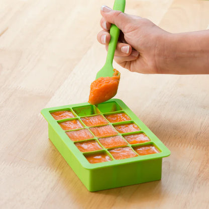Fresh Green Baby Food Freezer Tray