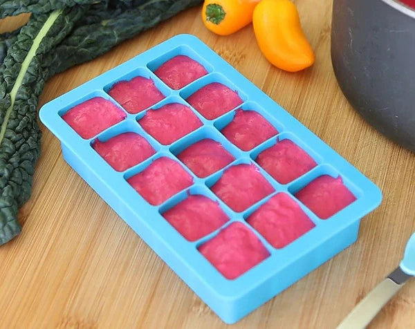 Fresh Green Baby Food Freezer Tray