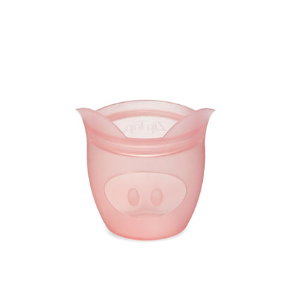Baby Snack Container- Pig- Pink